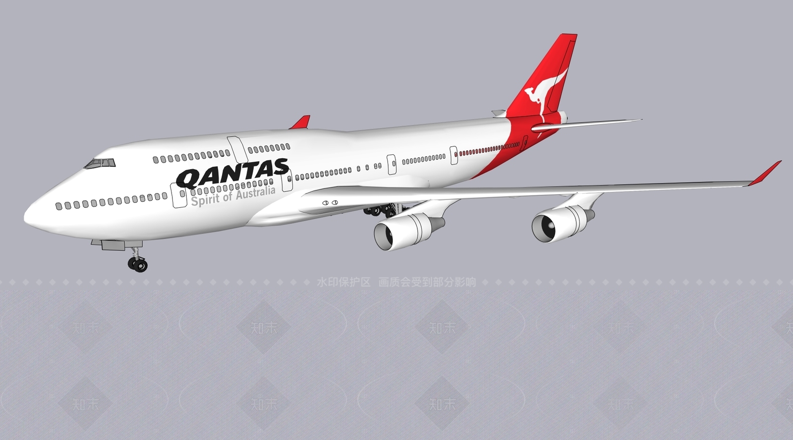 飞机SU模型下载【ID:1208468269】