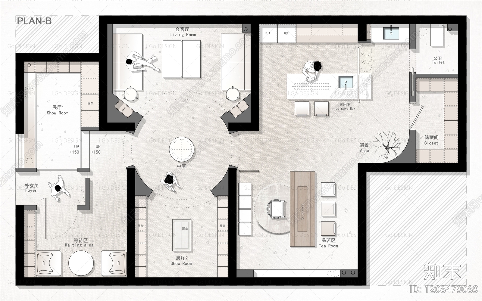 中式展馆施工图下载【ID:1208479089】
