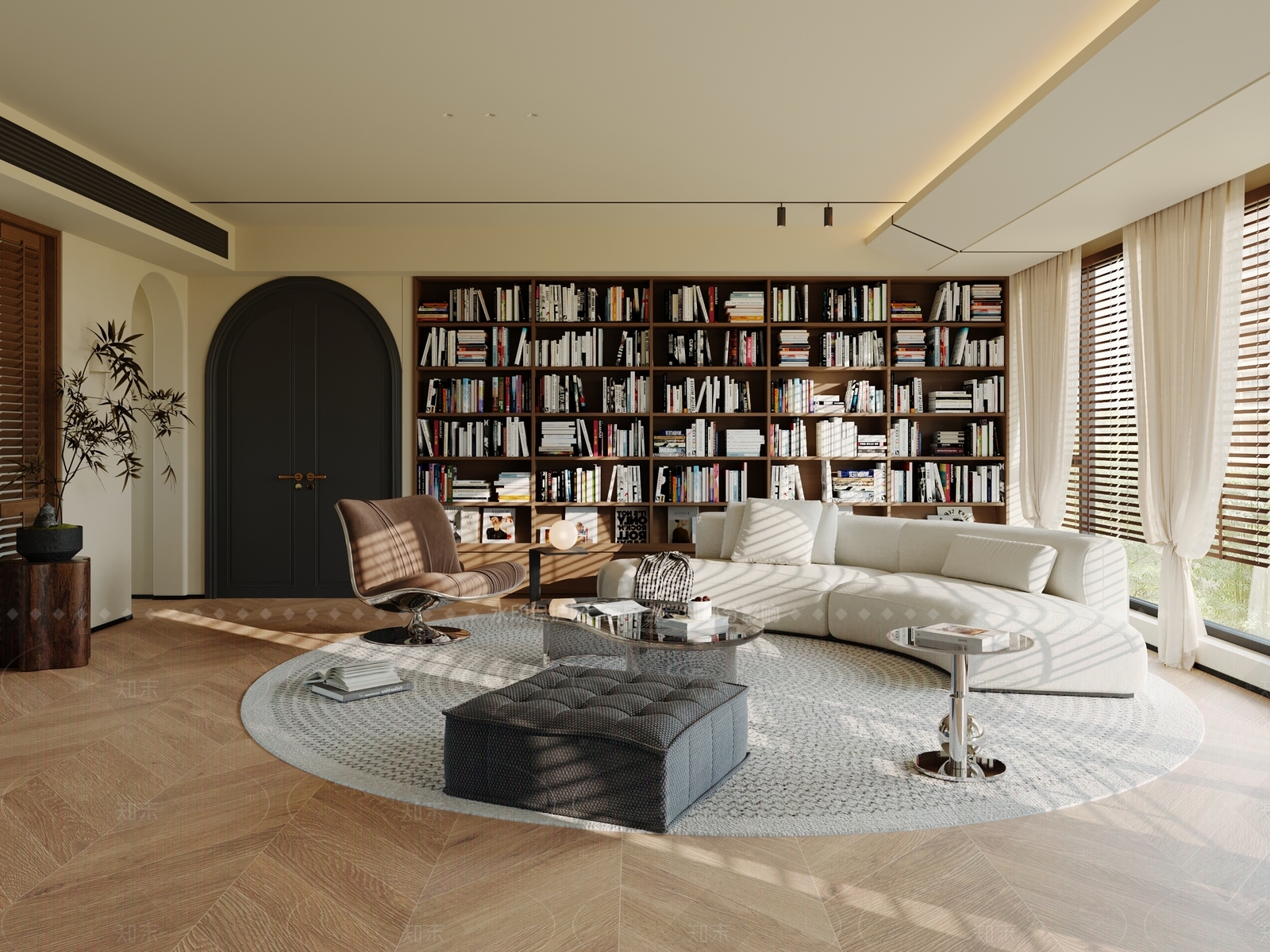 中古风家居客厅3D模型下载【ID:1208480076】