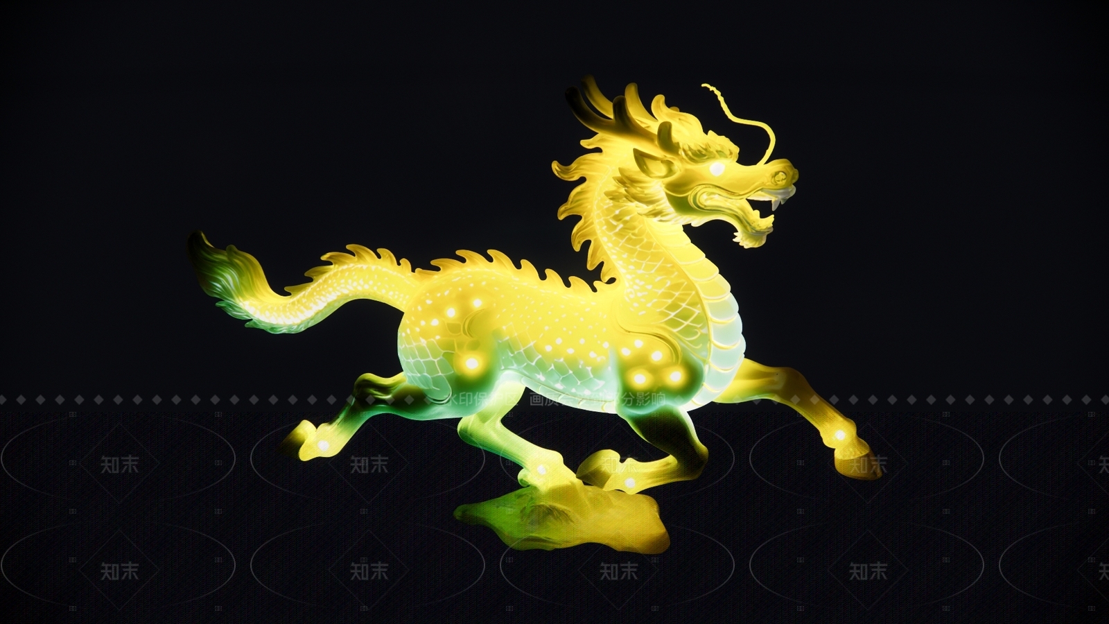 新中式雕塑摆件3D模型下载【ID:1208481893】