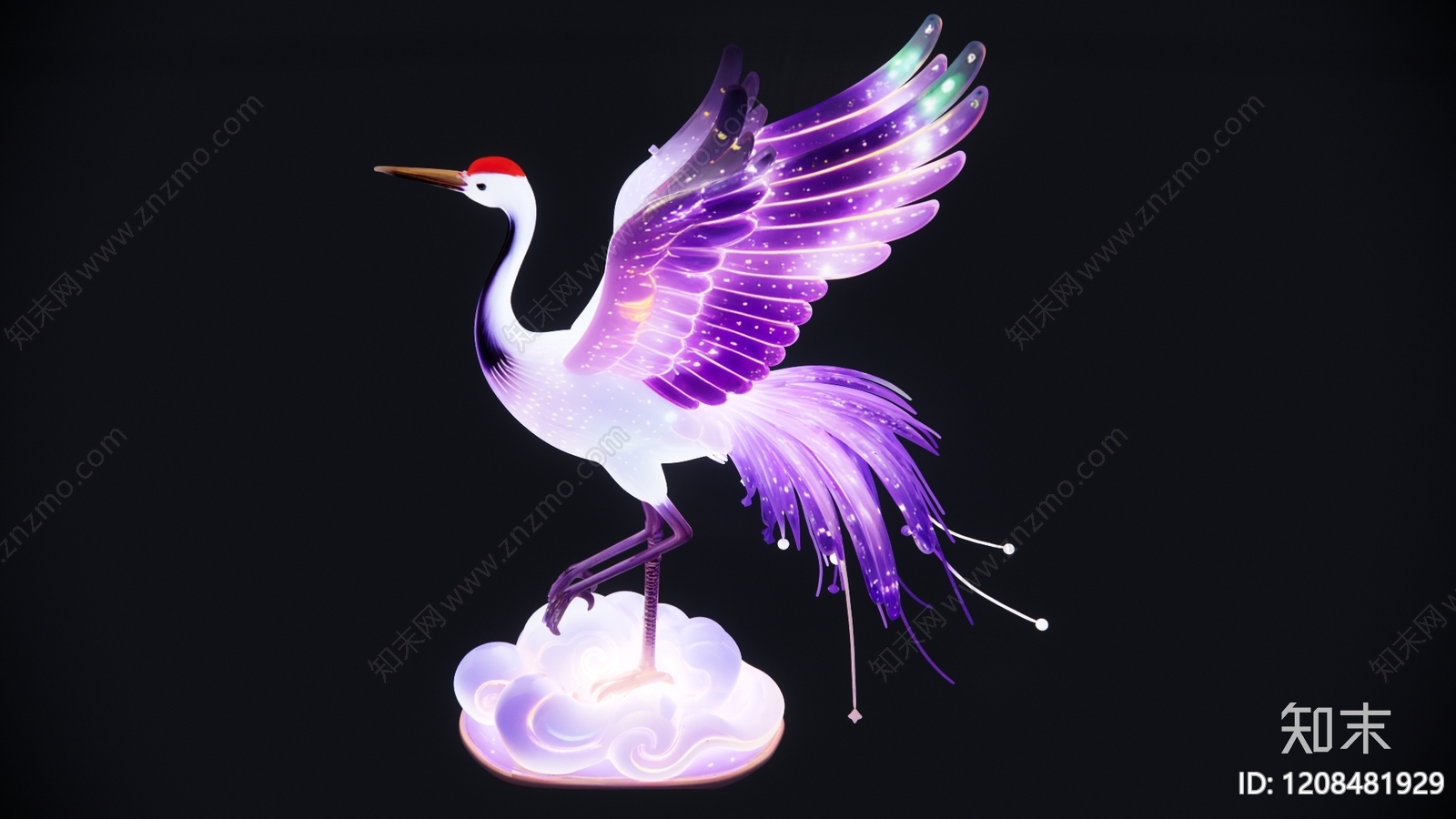 新中式雕塑摆件3D模型下载【ID:1208481929】