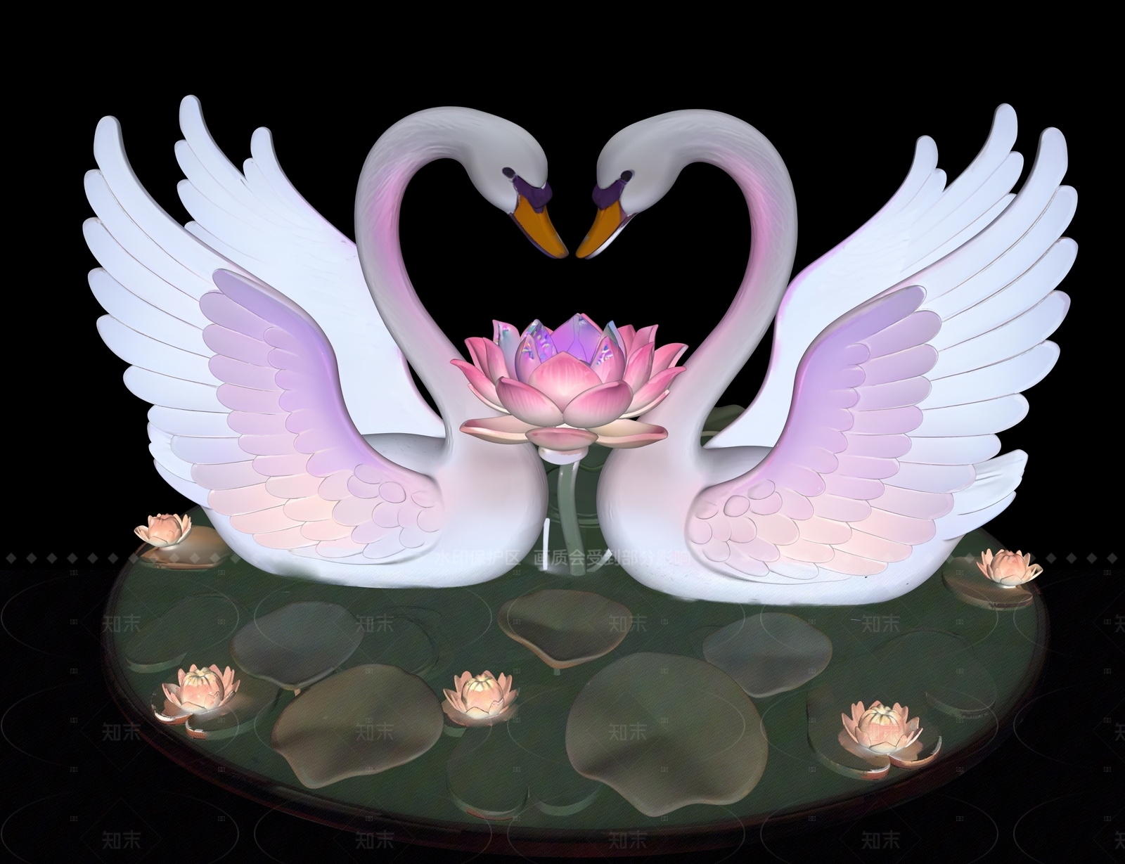 现代雕塑SU模型下载【ID:1208482614】