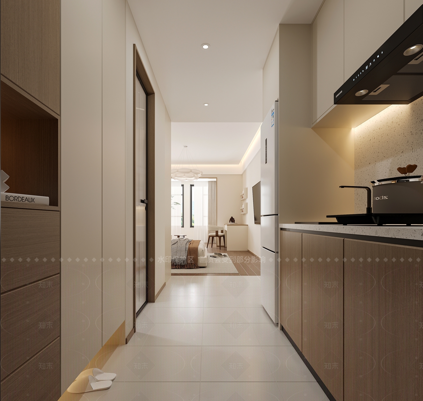 奶油风公寓3D模型下载【ID:1208482839】