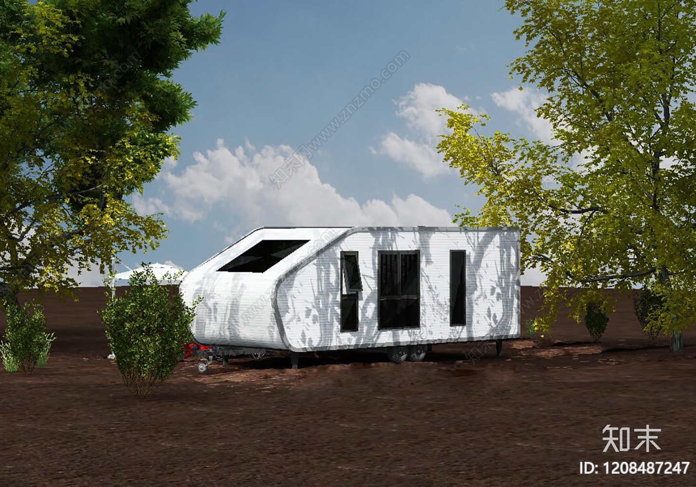 现代极简其他住宅外观3D模型下载【ID:1208487247】
