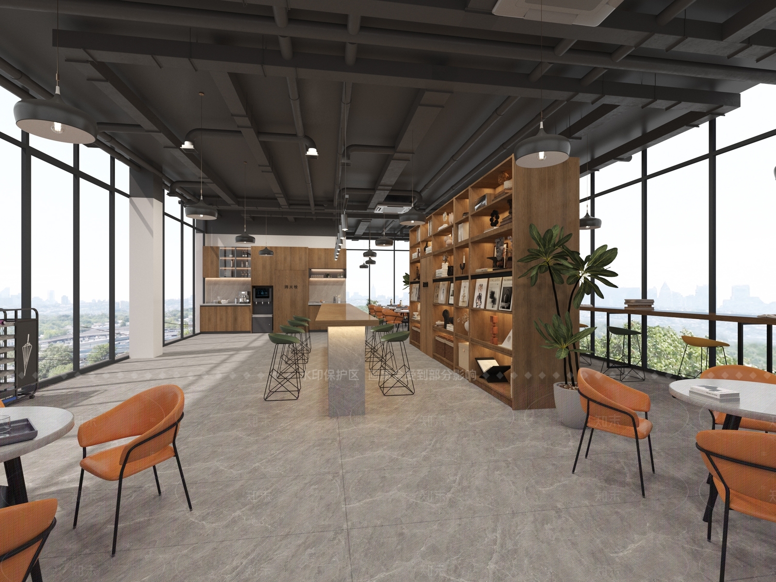现代简约其他公共空间3D模型下载【ID:1208488581】