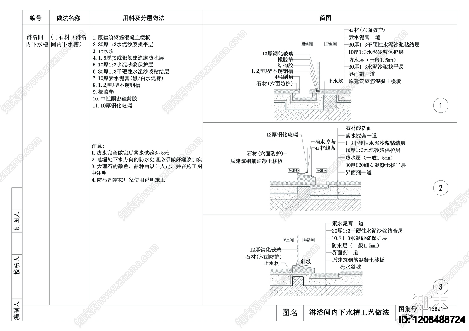 地面综合节点cad施工图下载【ID:1208488724】