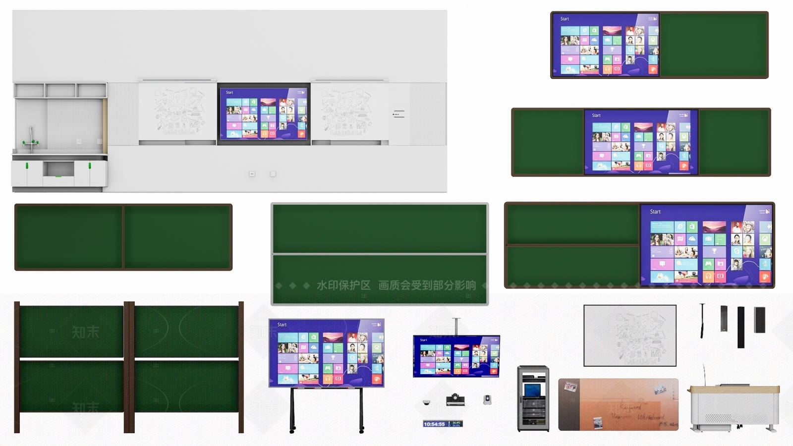显示屏SU模型下载【ID:1208489119】