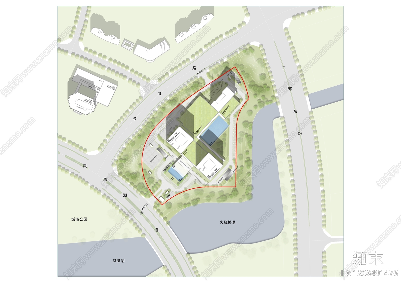 企业总部大厦施工图下载【ID:1208491476】