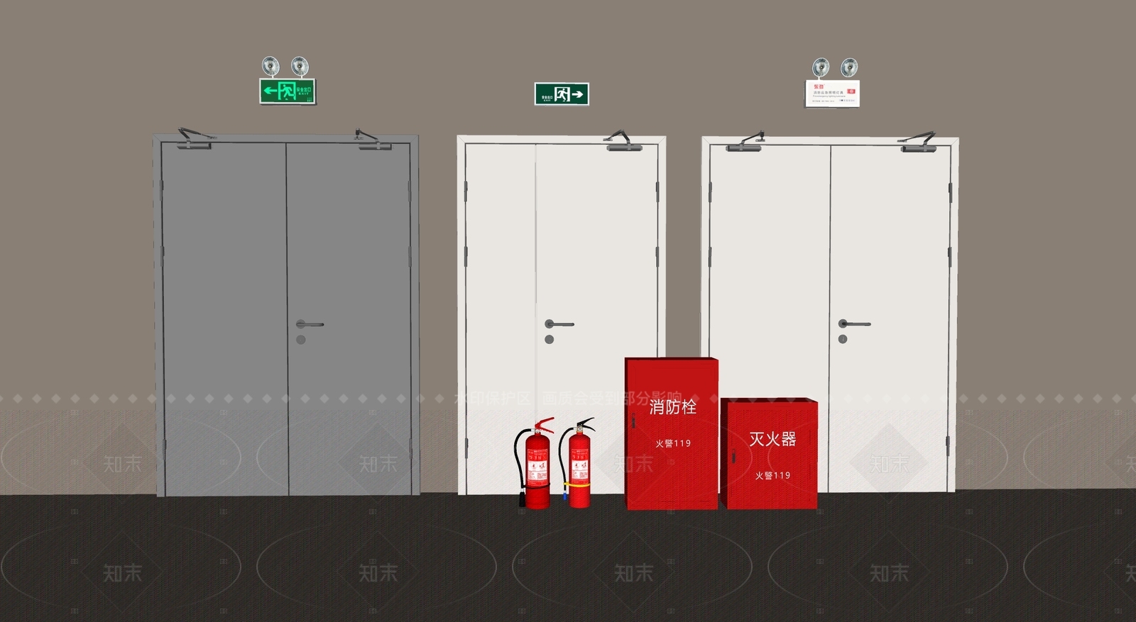 现代双开门SU模型下载【ID:1208493411】