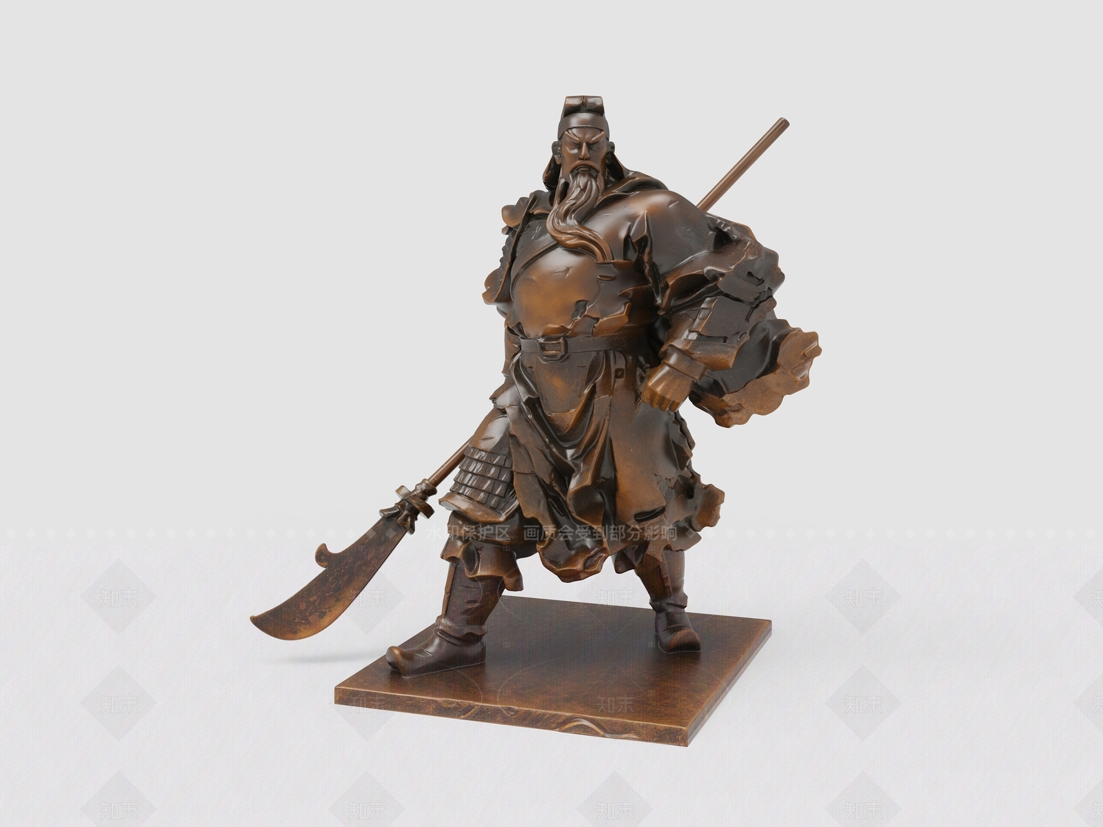 新中式雕塑摆件3D模型下载【ID:1208502960】