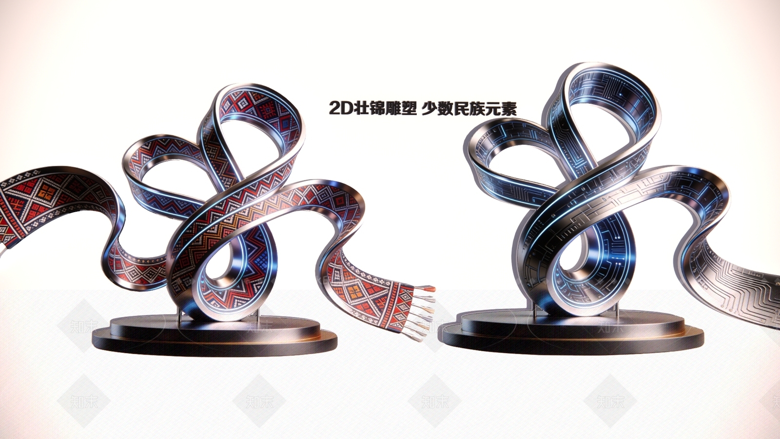 新中式雕塑摆件3D模型下载【ID:1208509357】