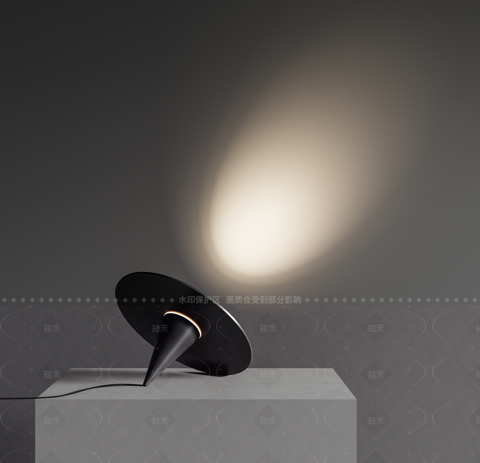 极简台灯3D模型下载【ID:1208511592】