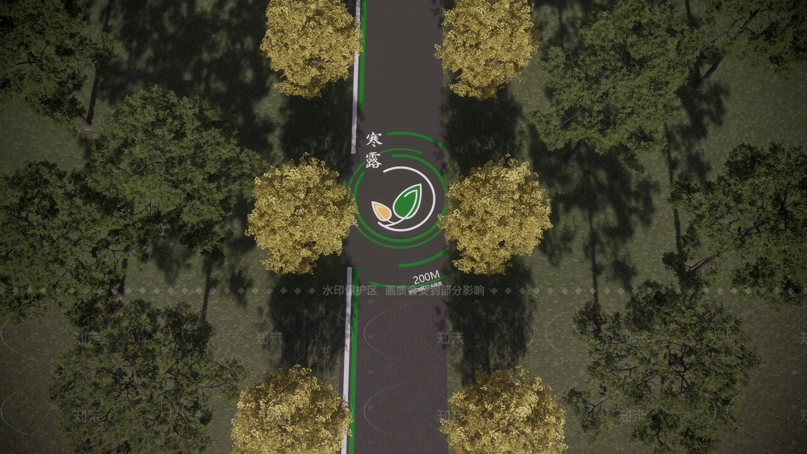 现代新中式园路SU模型下载【ID:1208514709】