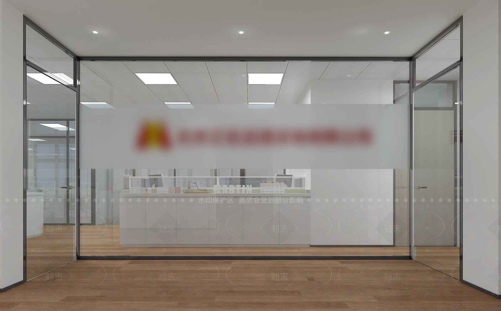 现代简约办公室3D模型下载【ID:1208515140】