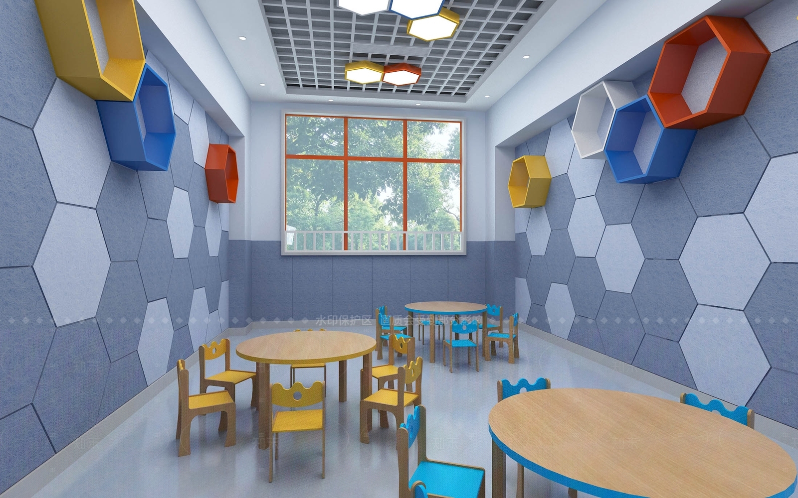 现代简约（儿童空间）幼儿园3D模型下载【ID:1208516647】