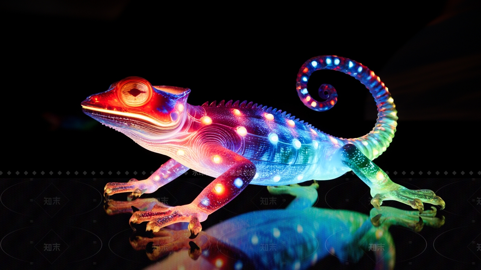 赛博朋克雕塑摆件3D模型下载【ID:1208517131】