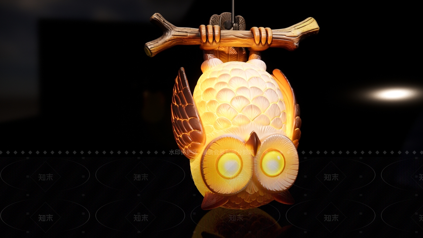 童趣风儿童房吊灯3D模型下载【ID:1208517621】