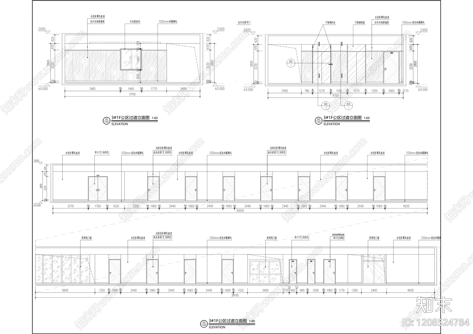 现代学校cad施工图下载【ID:1208524784】