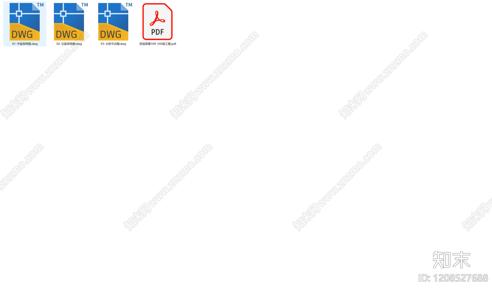 别墅cad施工图下载【ID:1208527688】