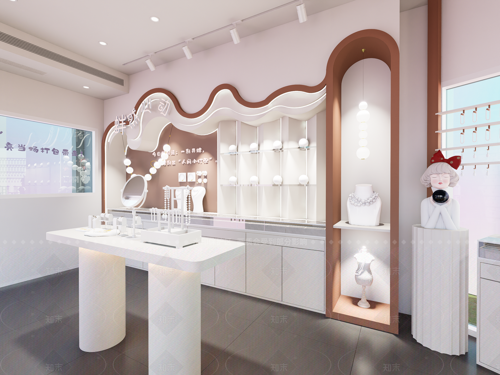 现代珠宝店SU模型下载【ID:1208542394】