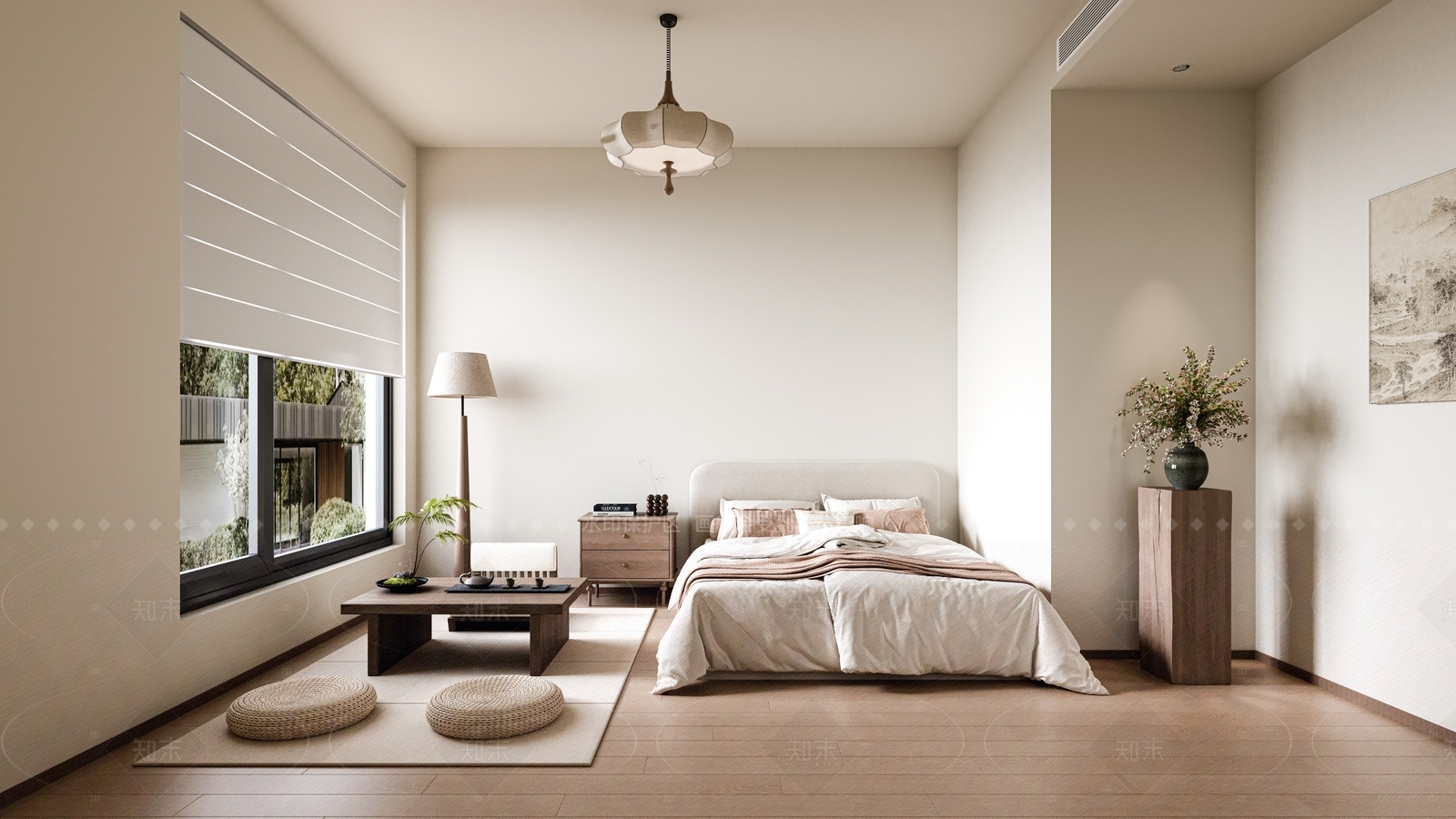 日式宋式卧室3D模型下载【ID:1208547315】