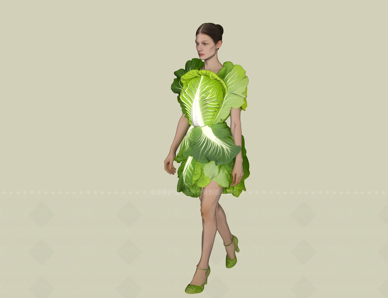 女人SU模型下载【ID:1208549318】