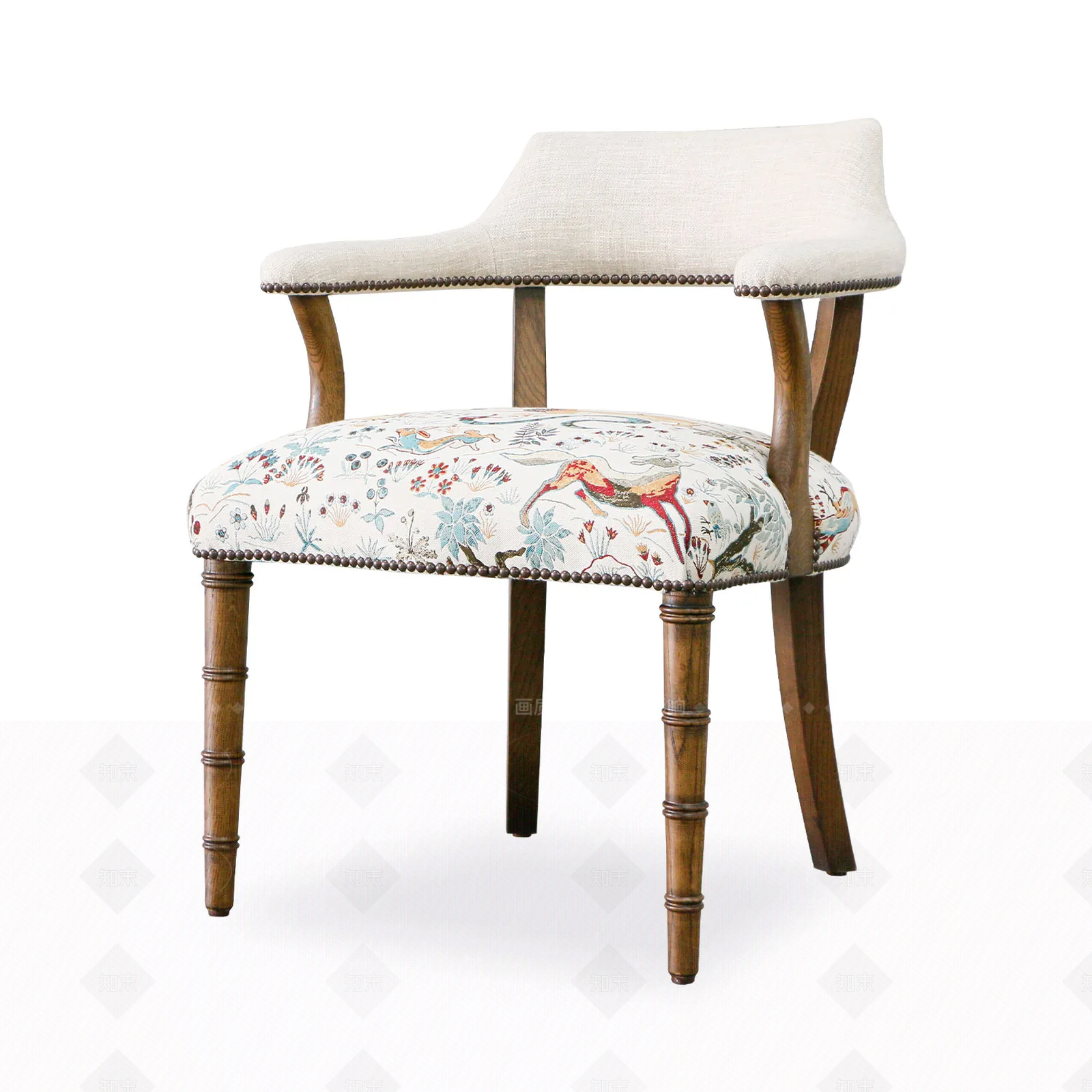 法式简约餐椅SU模型下载【ID:1208556291】