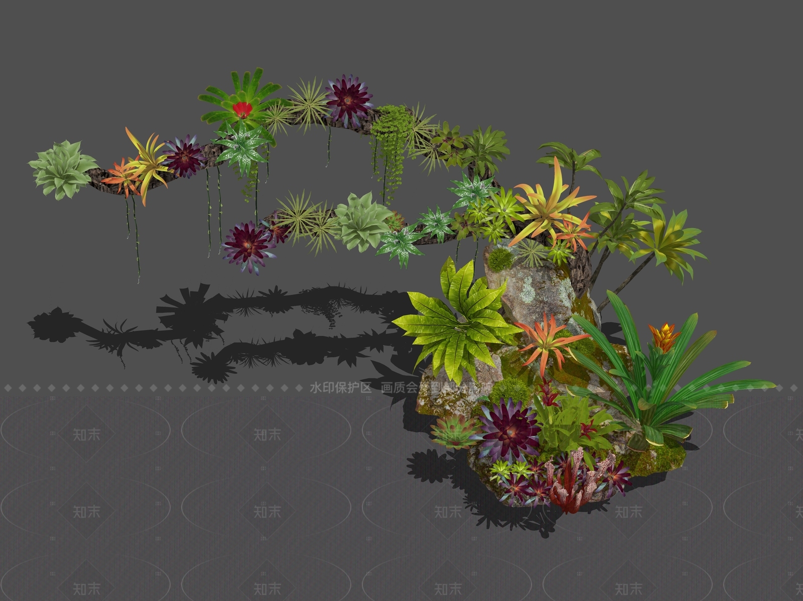 花草SU模型下载【ID:1208557483】