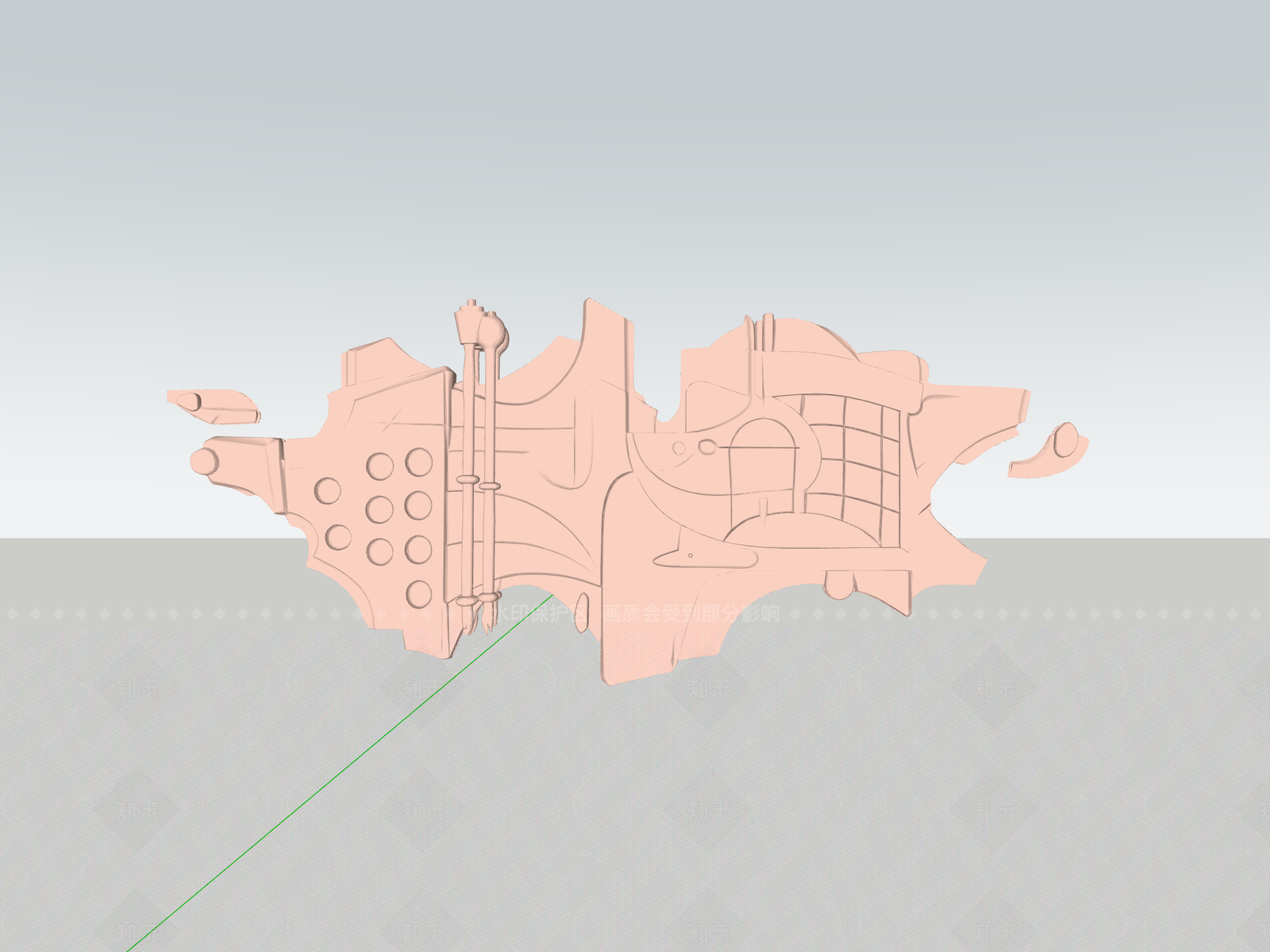 现代挂件SU模型下载【ID:1208568570】