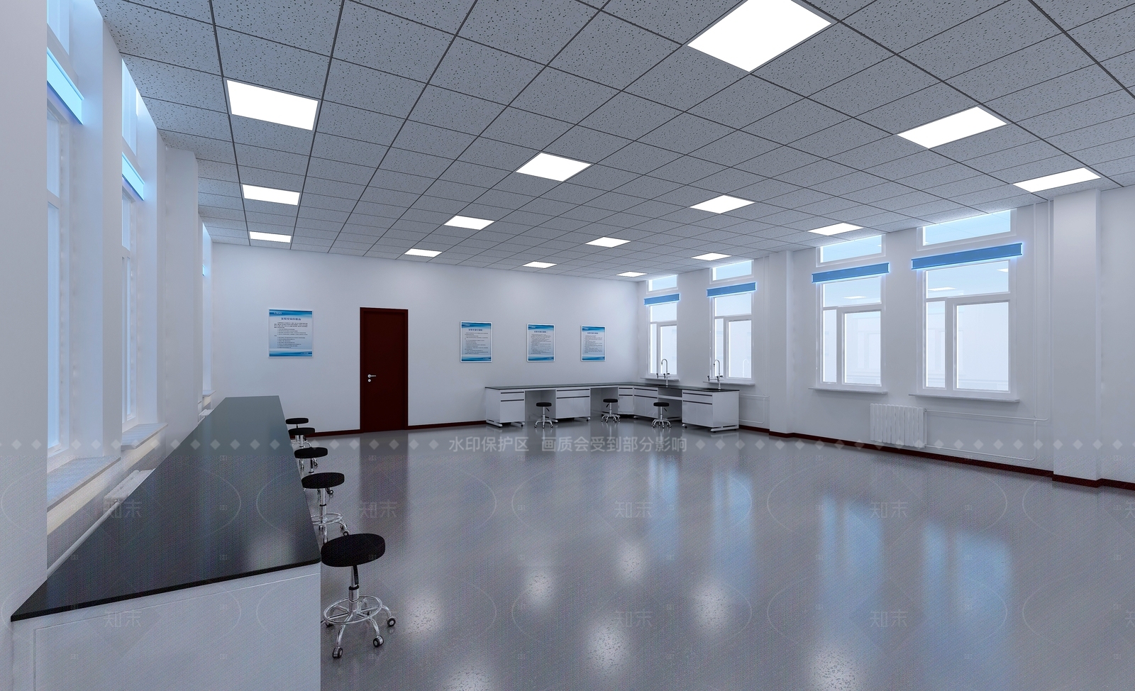 现代简约实验室3D模型下载【ID:1208569529】
