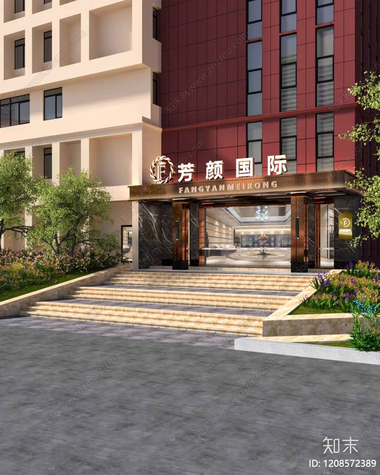 现代整体办公空间cad施工图下载【ID:1208572389】