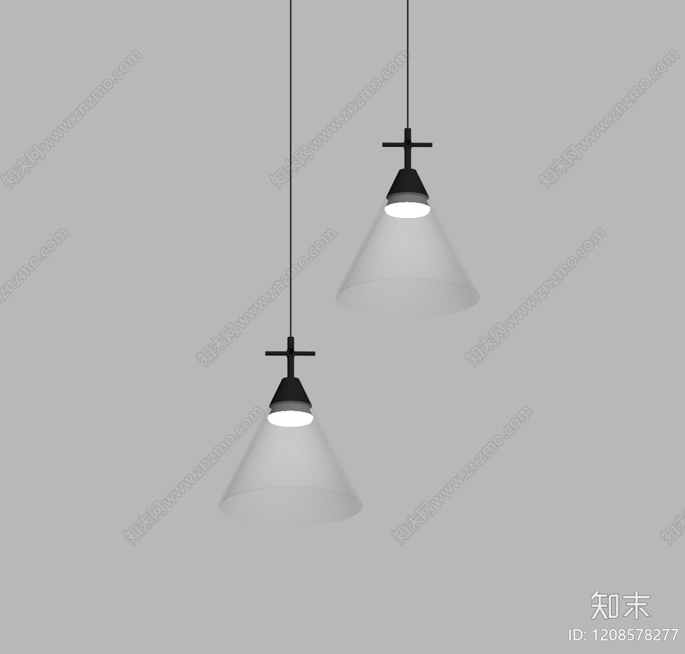 现代简约吊灯SU模型下载【ID:1208578277】