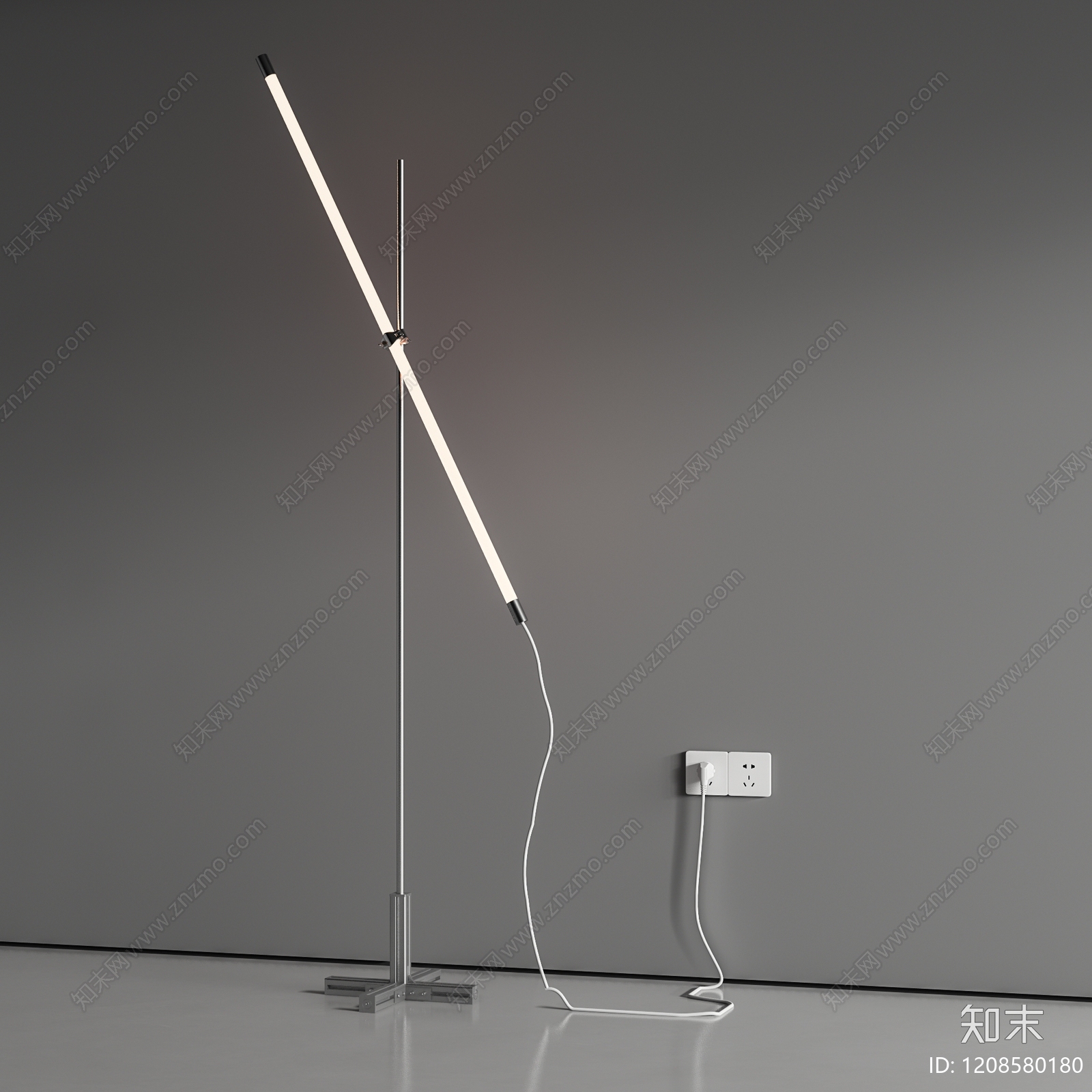 极简落地灯3D模型下载【ID:1208580180】