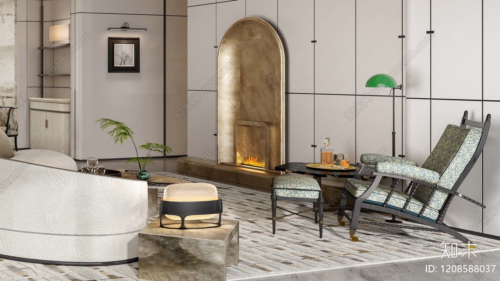 现代轻奢样板间下载【ID:1208588037】