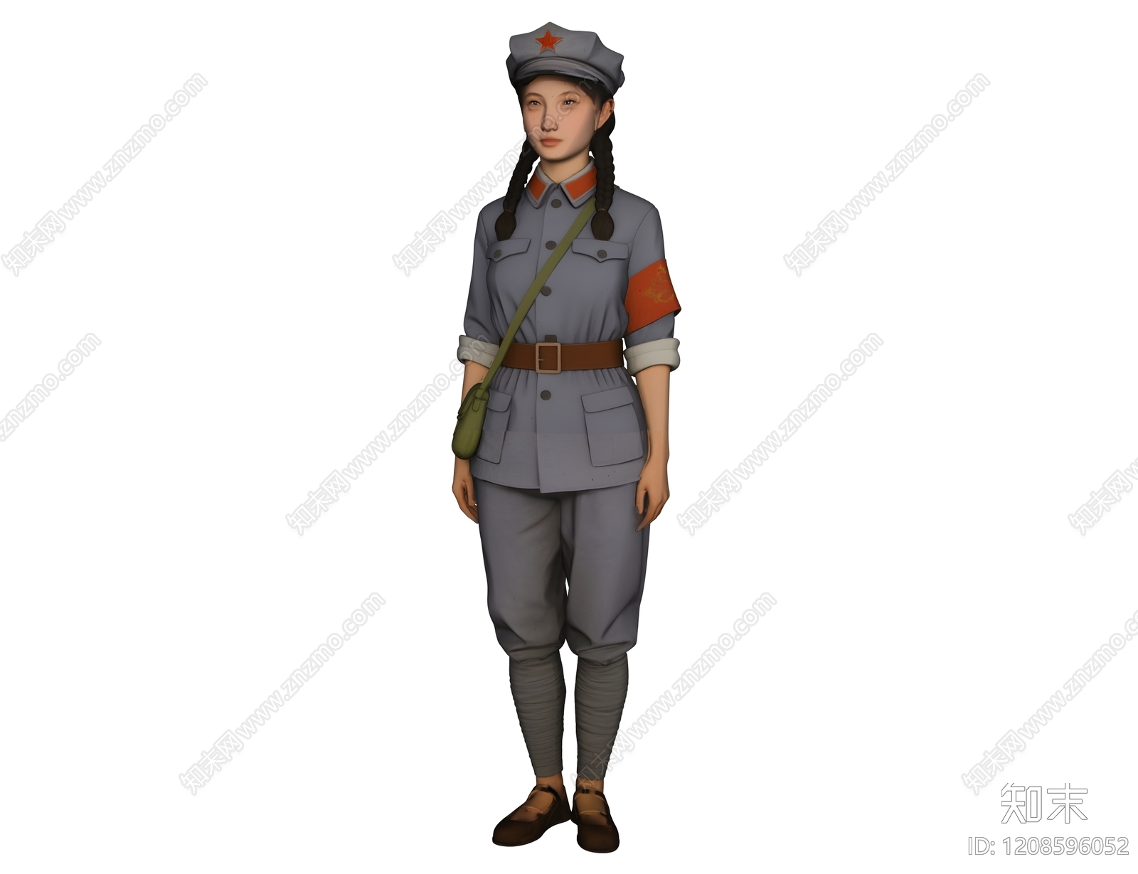女人SU模型下载【ID:1208596052】