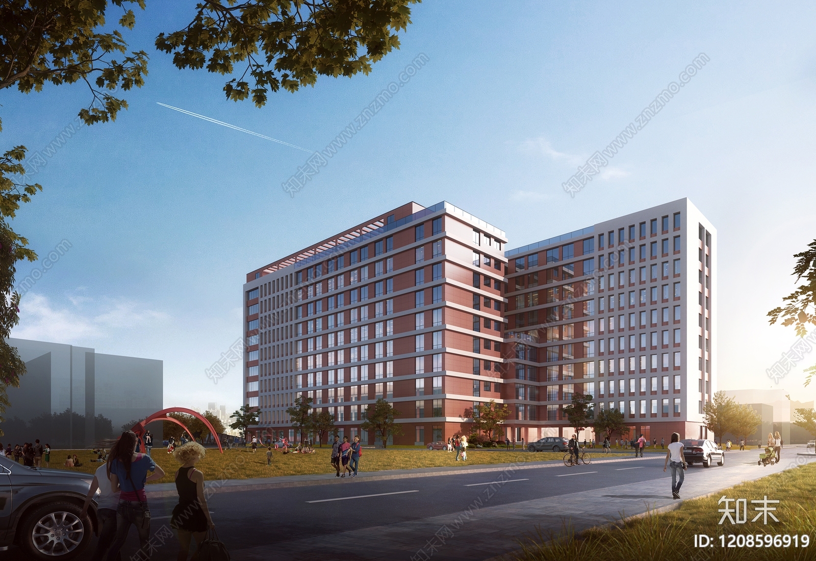 现代主义学生宿舍3D模型下载【ID:1208596919】