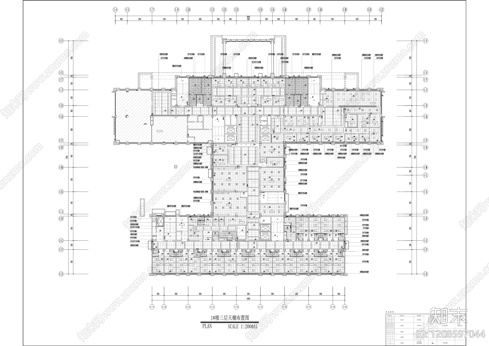 现代医院cad施工图下载【ID:1208597044】