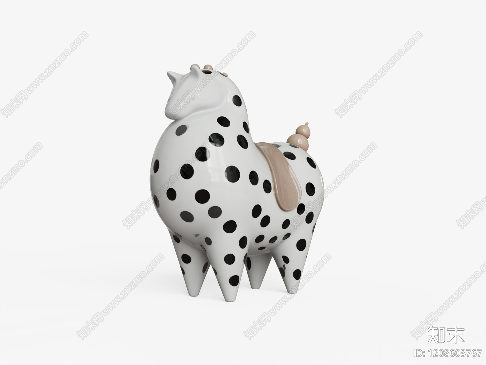 现代简约雕塑摆件3D模型下载【ID:1208603767】