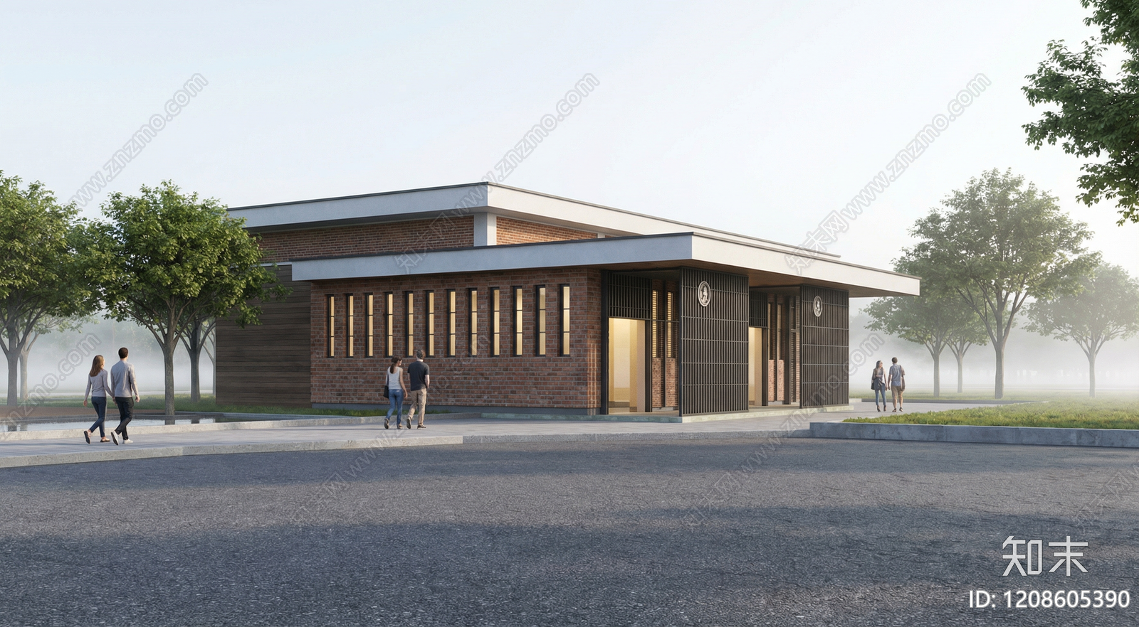 现代简约其他公共建筑SU模型下载【ID:1208605390】