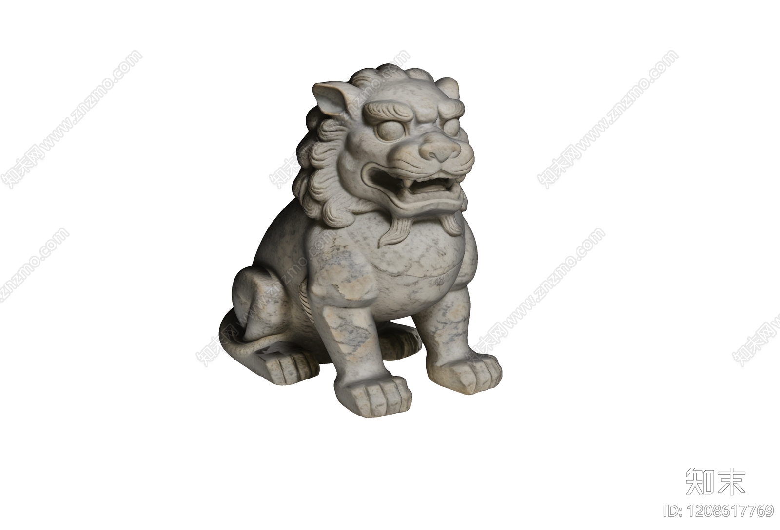现代新中式雕塑SU模型下载【ID:1208617769】