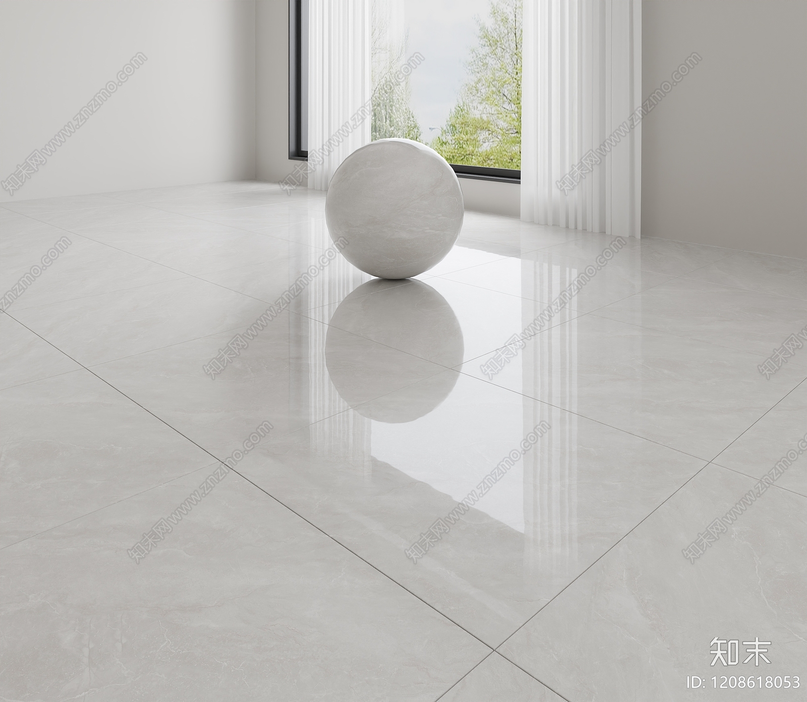 极简地砖3D模型下载【ID:1208618053】