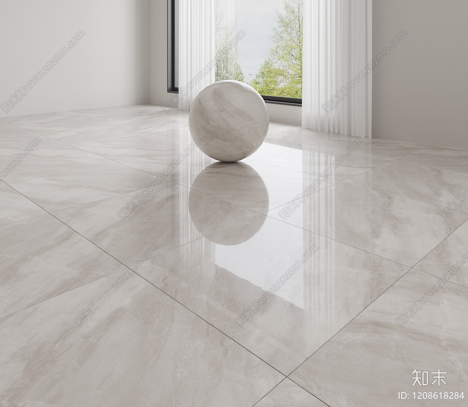 极简地砖3D模型下载【ID:1208618284】