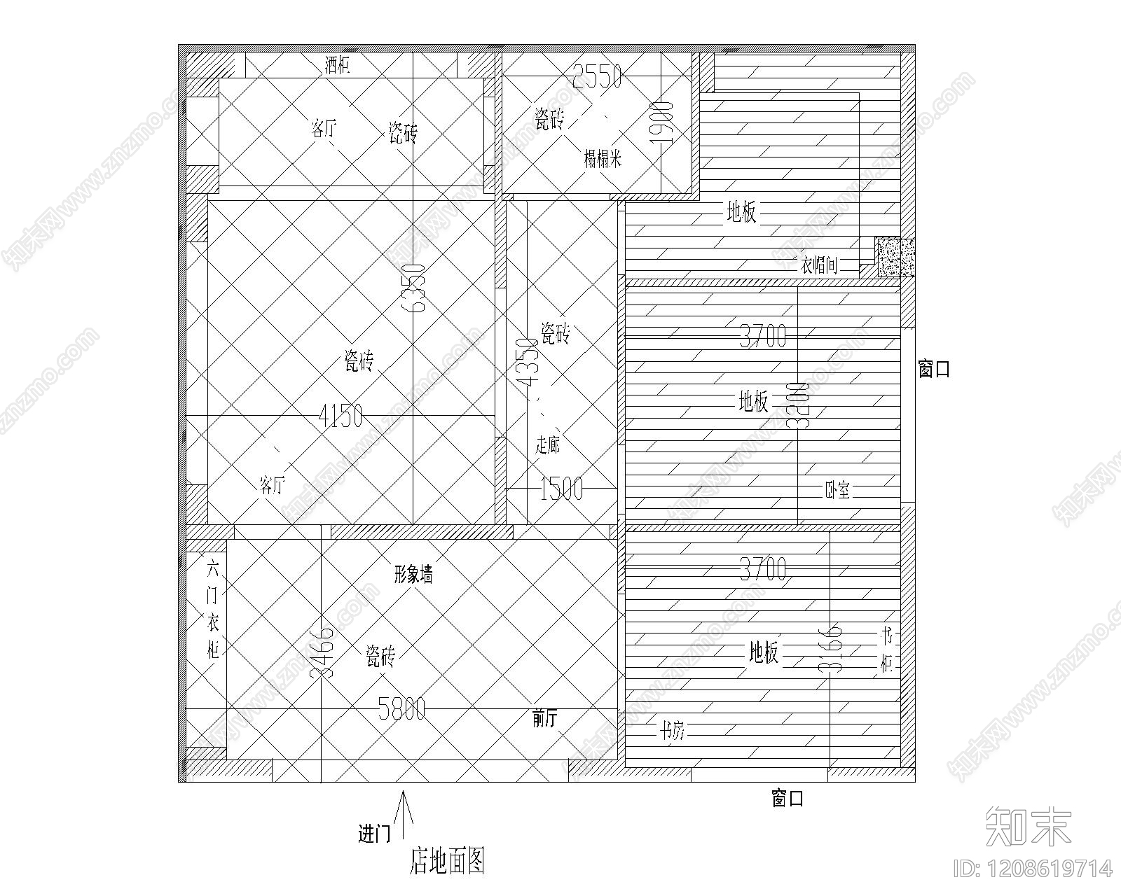 展览展厅家具cad施工图下载【ID:1208619714】