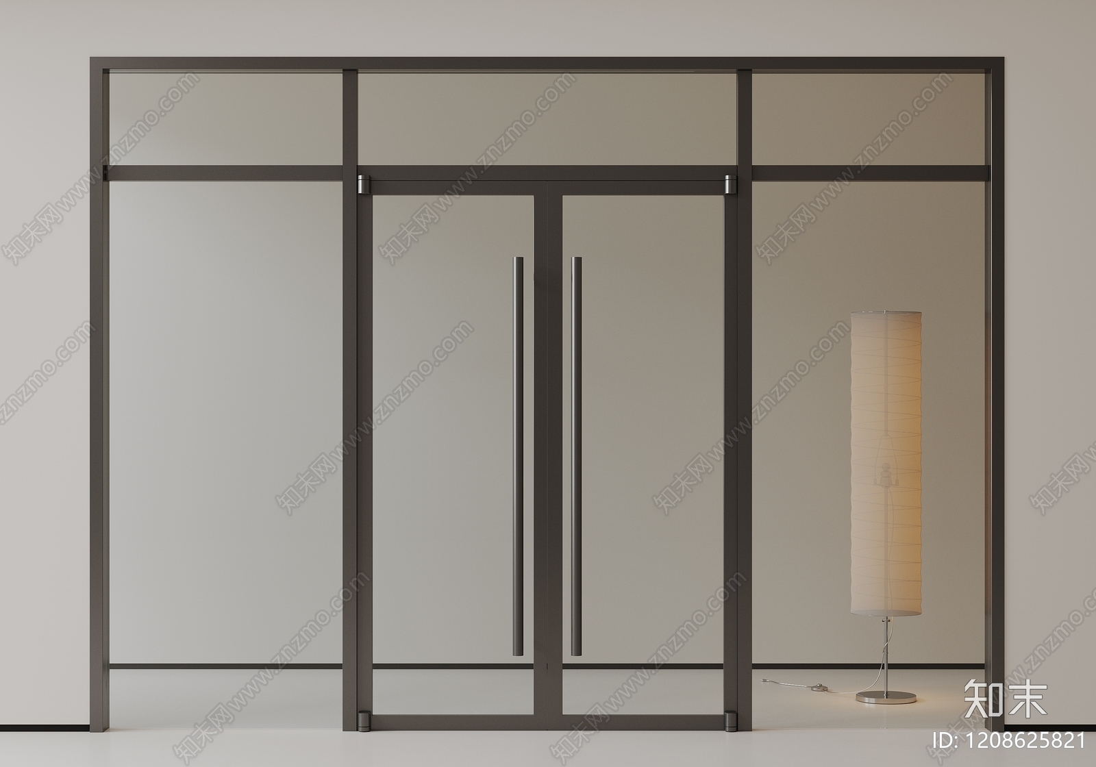 极简双开门3D模型下载【ID:1208625821】