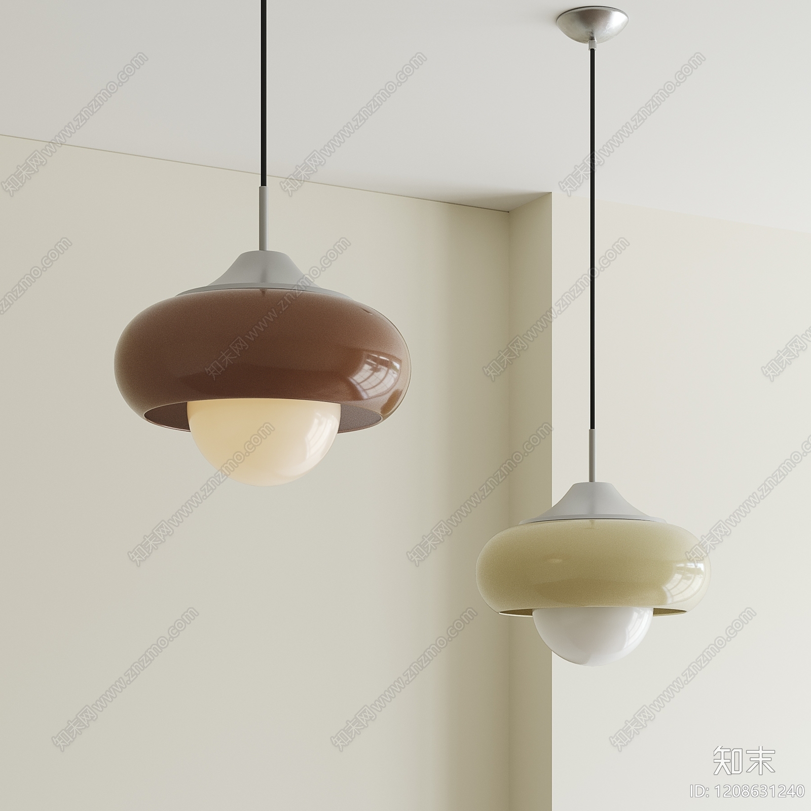 中古风小吊灯3D模型下载【ID:1208631240】