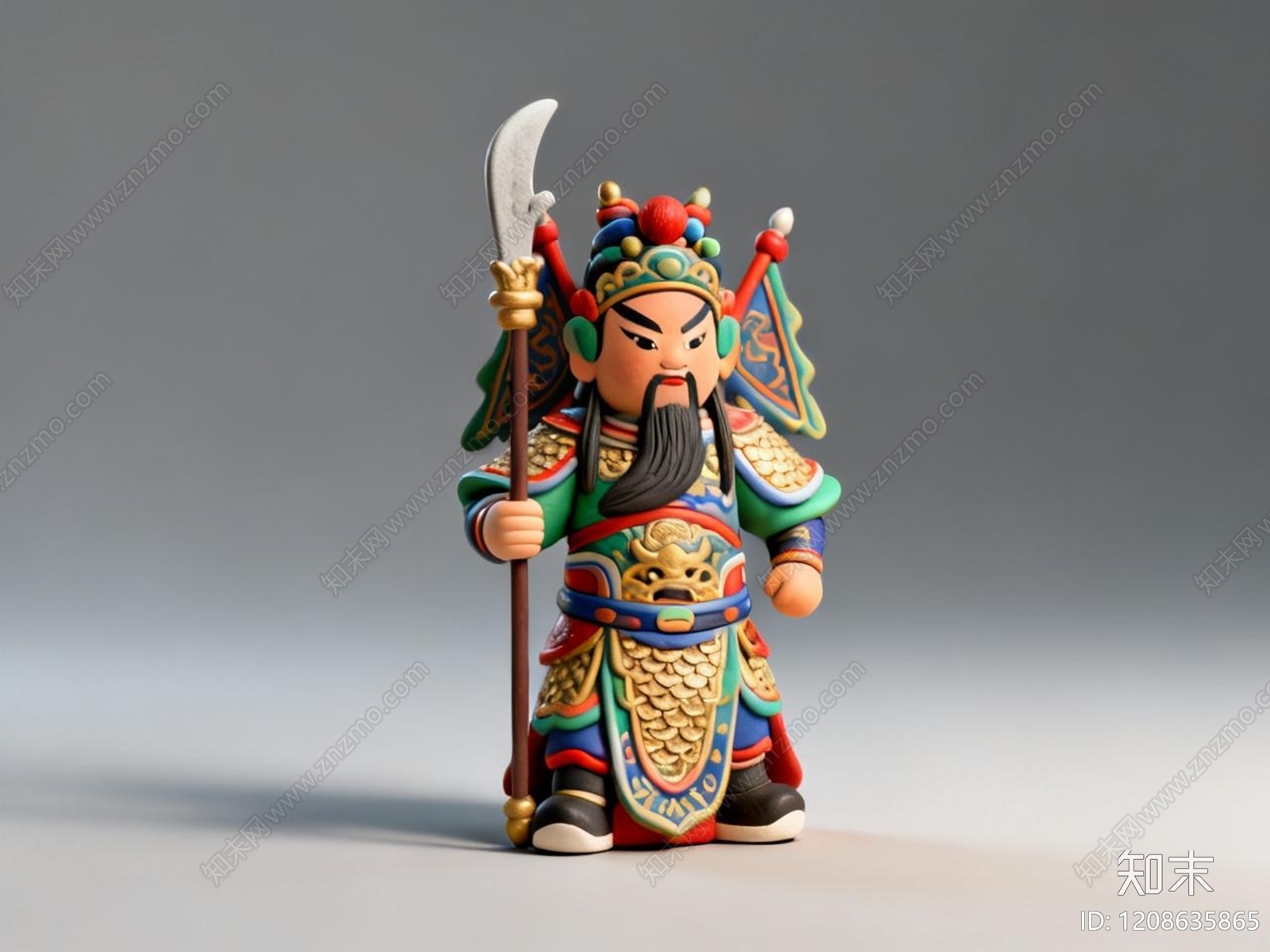 现代新中式雕塑SU模型下载【ID:1208635865】