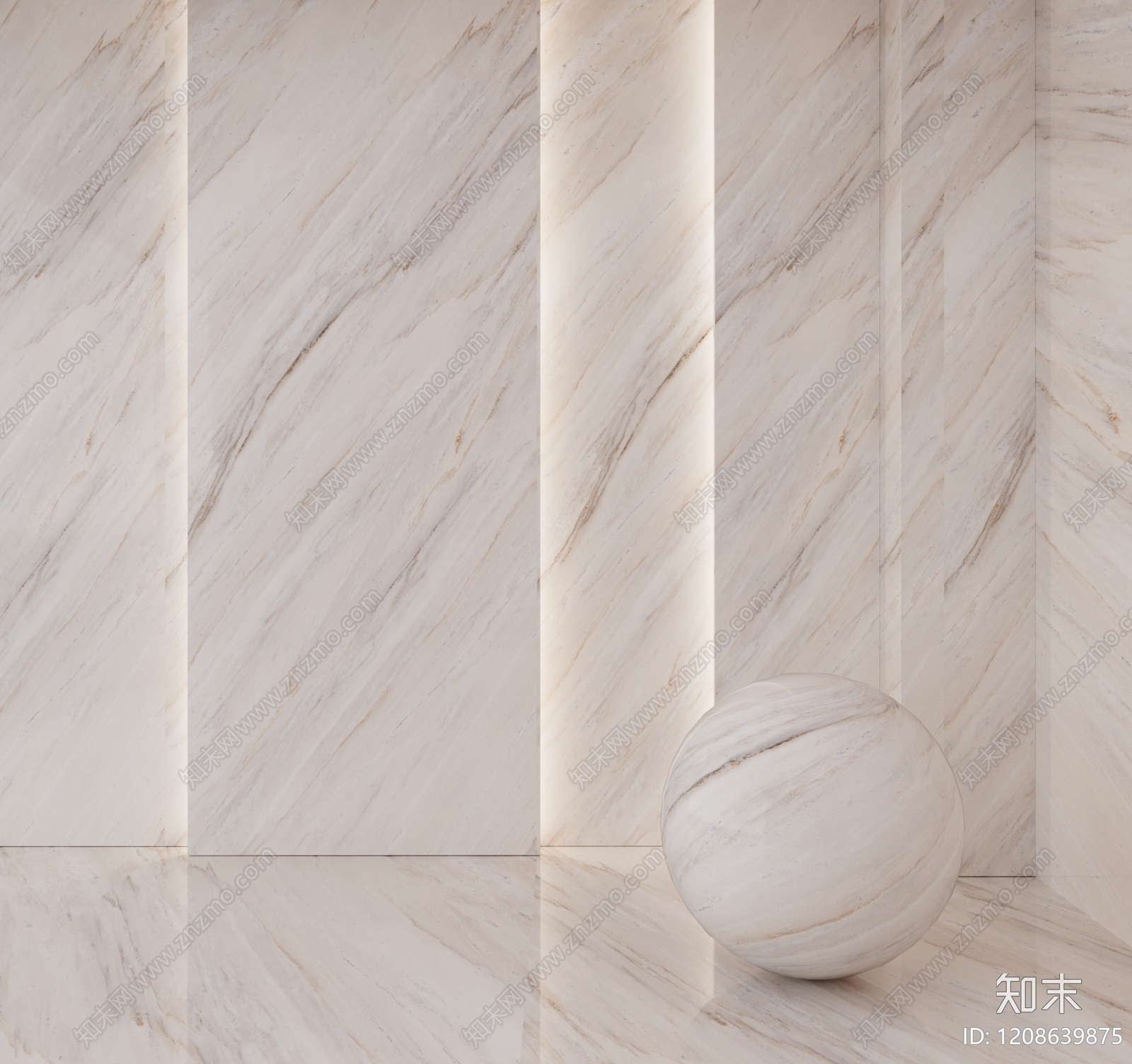 极简地砖3D模型下载【ID:1208639875】