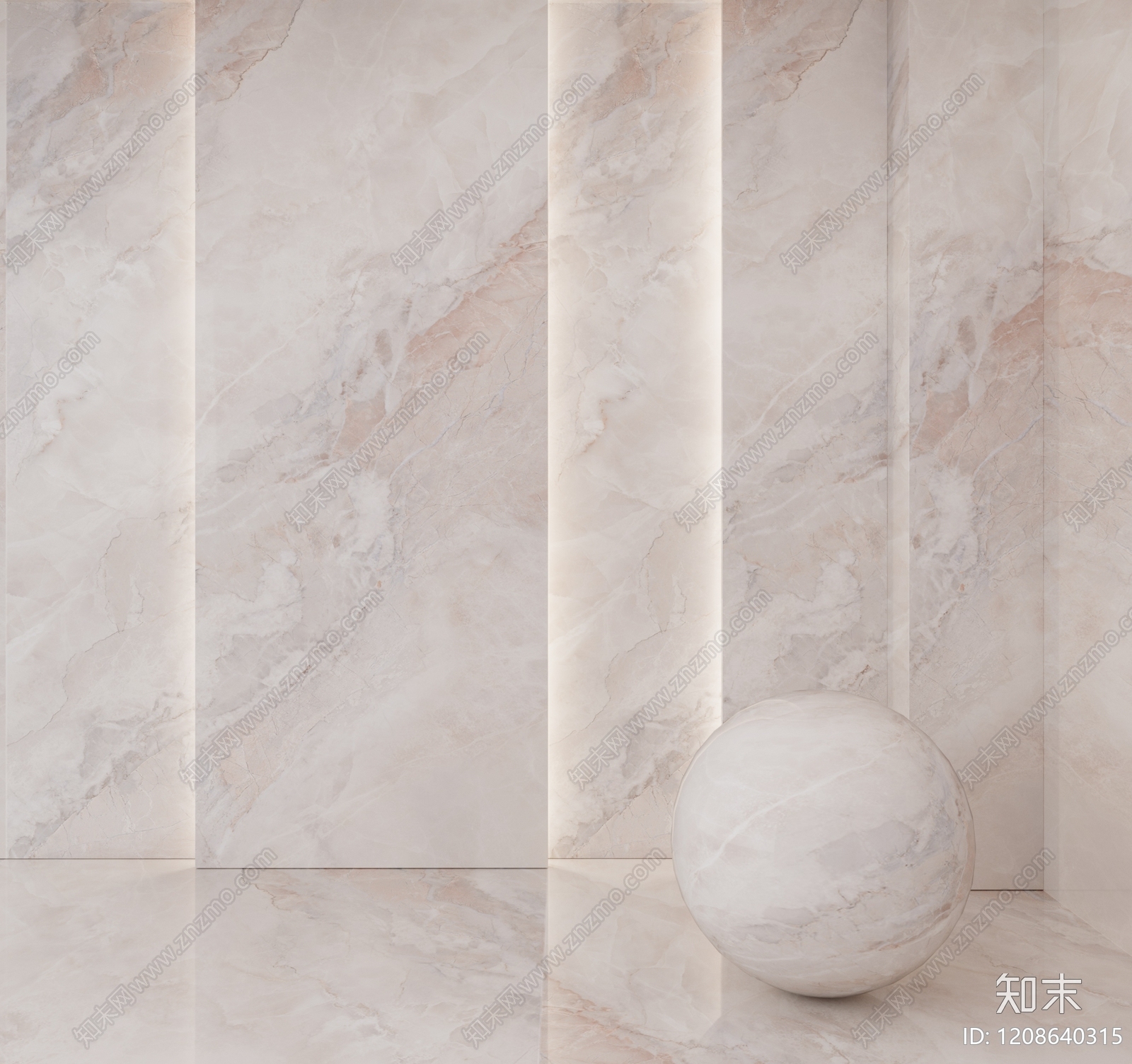 极简地砖3D模型下载【ID:1208640315】