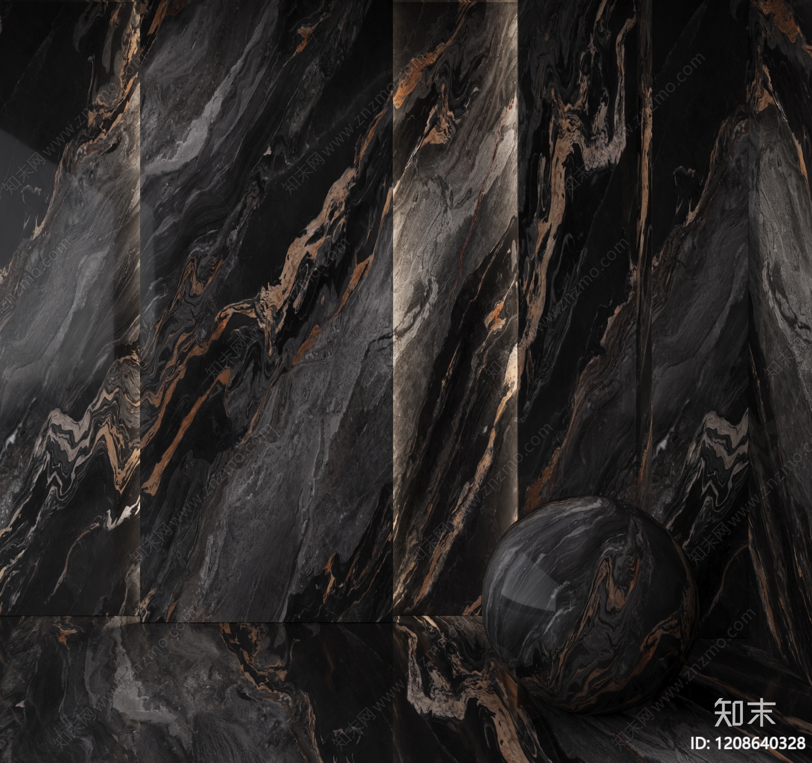 意式奢石风地砖3D模型下载【ID:1208640328】