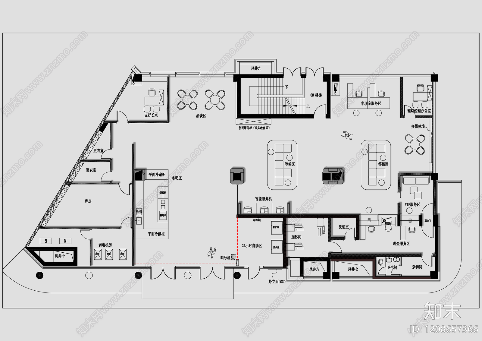 现代家具图库施工图下载【ID:1208657366】
